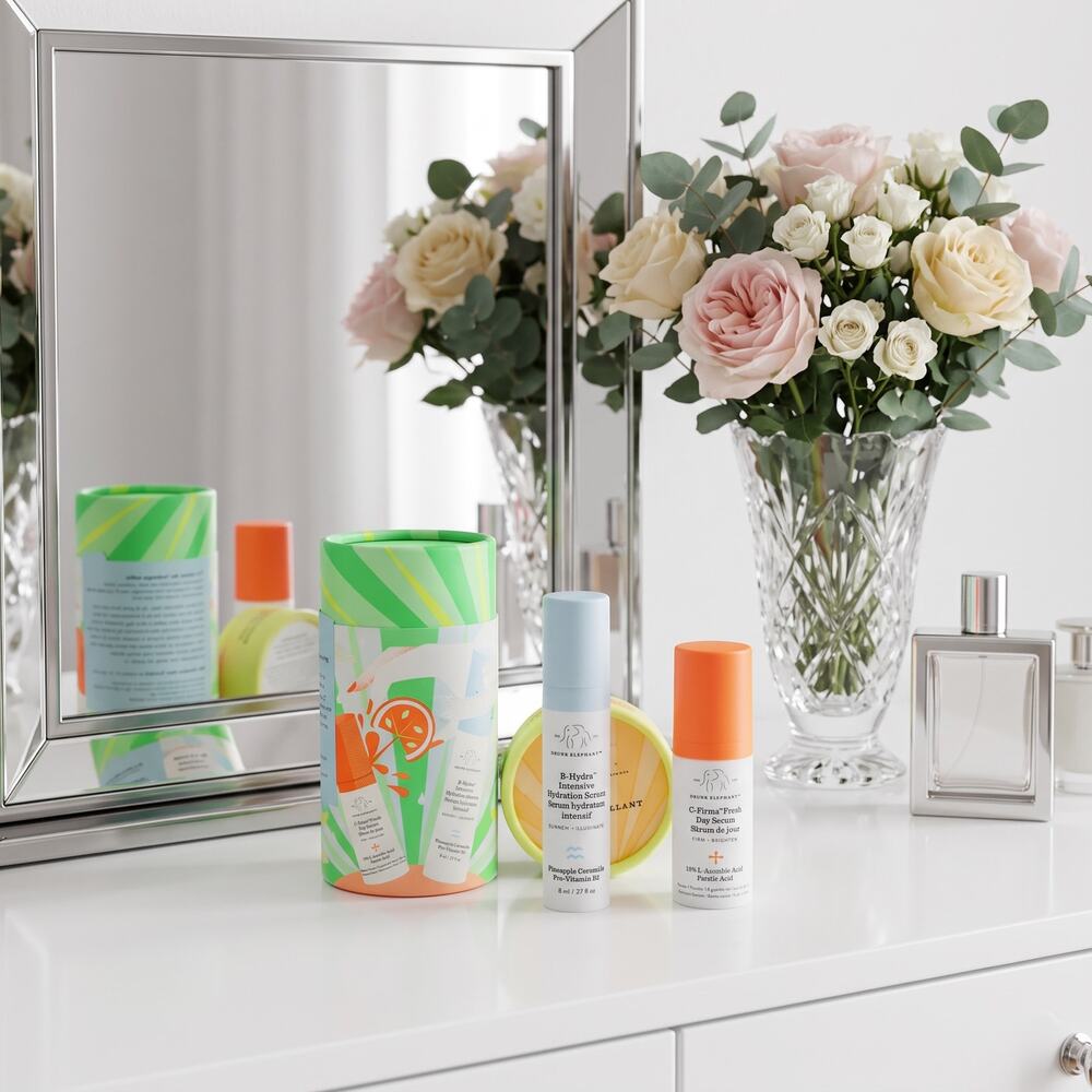 Drunk Elephant C-Firma Fresh + B-Hydra Serum Duo Mini Skincare Set